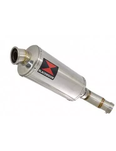 Kawasaki ER-6N ER-6F ER650 2005-2011 Passage Bas Tube de raccord et Silencieux Ovale En Inox 300mm
