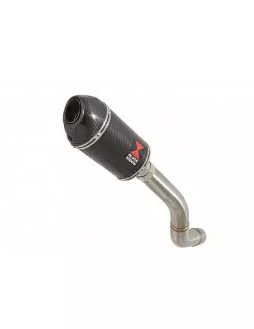 Z800 ZR800A Z800E 13 14 15 16 Tube de raccord (Link Pipe) / Silencieux Ovale en Carbone 200mm  