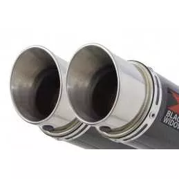 XT 660 XT660X XT660R 2004-2016 Silencieux Rond GP Style En Carbone + Canule en Titane 230mm