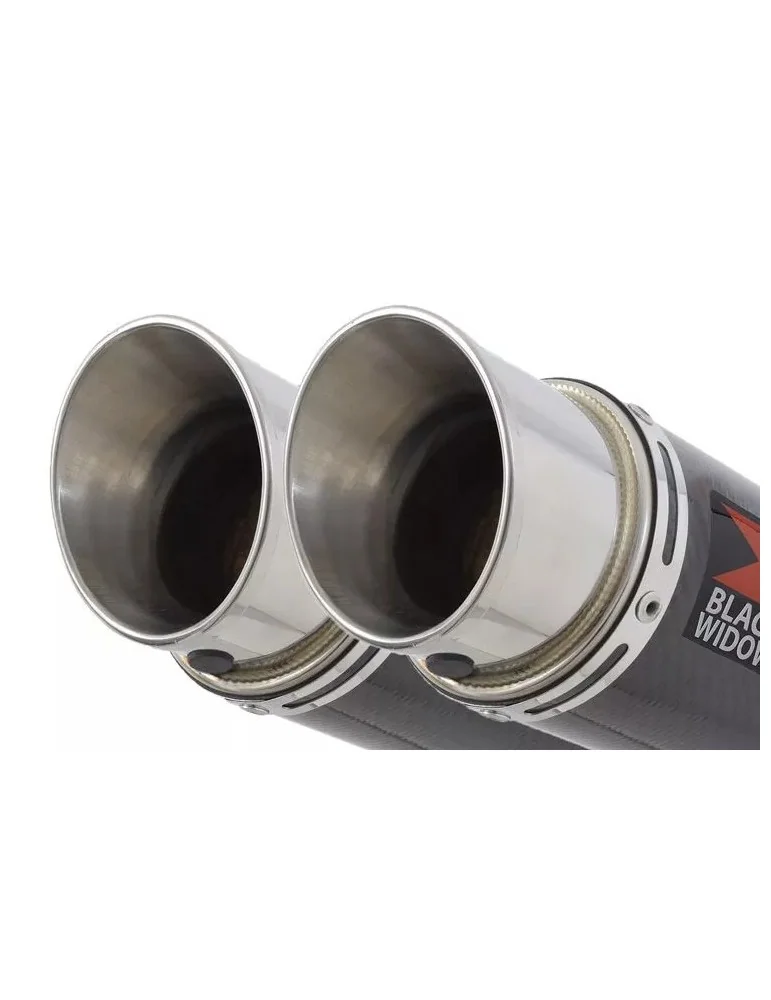 XT 660 XT660X XT660R 2004-2016 Silencieux Rond GP Style En Carbone + Canule en Titane 230mm