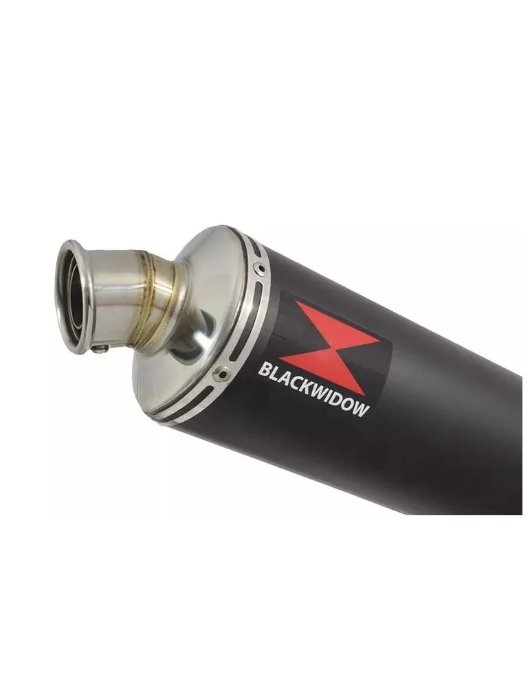 XT125R XT125X Tube de raccord & Silencieux Rond Noir En Inox 300mm