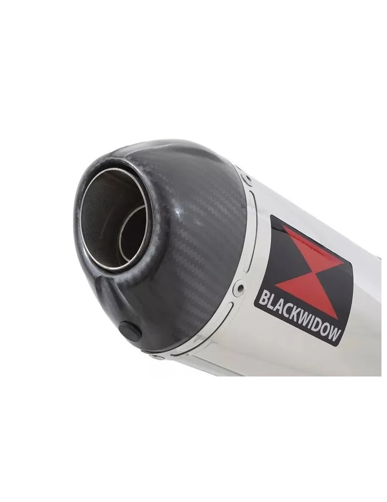 XT125R XT125X Tube de raccord & Silencieux Ovale En Inox & Canule En Carbone 300mm
