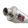 XT125R XT125X Tube de raccord & Silencieux Ovale En Inox 300mm