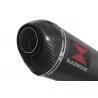 XT125R XT125X Tube de raccord & Silencieux Ovale En Carbone 300mm