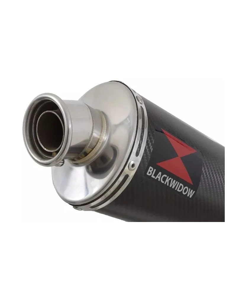 XT125R XT125X Tube de raccord & Silencieux Ovale En Carbone 300mm