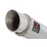 XT125R XT125X Tube de raccord & Silencieux Rond GP Style En Inox 230mm