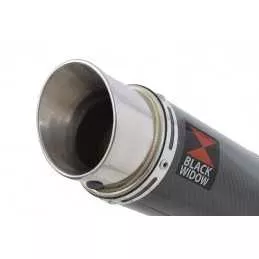 XT125R XT125X Tube de raccord & Silencieux GP Rond En Carbone 230mm