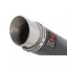 XT125R XT125X Tube de raccord & Silencieux Rond En Carbone 200mm