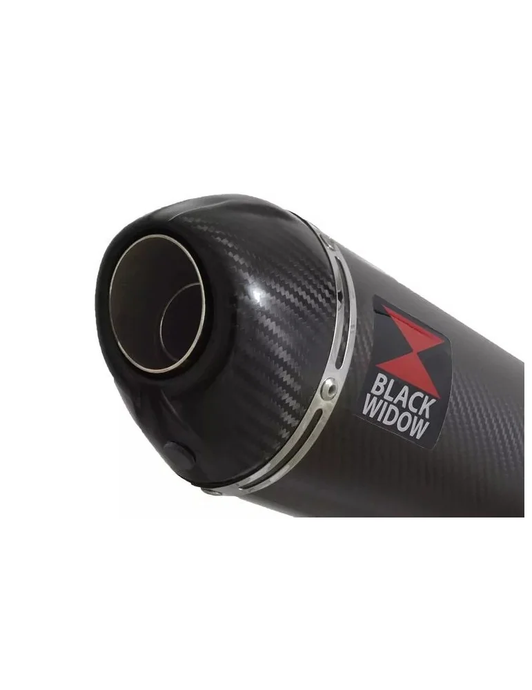 XT125R XT125X Tube de raccord & Silencieux Ovale En Carbone 200mm
