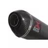 XT125R XT125X Tube de raccord & Silencieux Ovale En Carbone 200mm