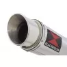 XT125R XT125X Tube de raccord & Silencieux Rond GP Style En Inox 360mm